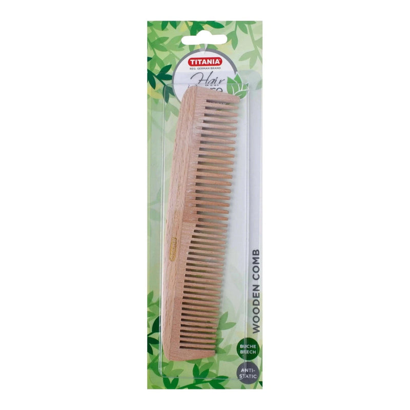 Titania Large Anti-Static Wooden Comb