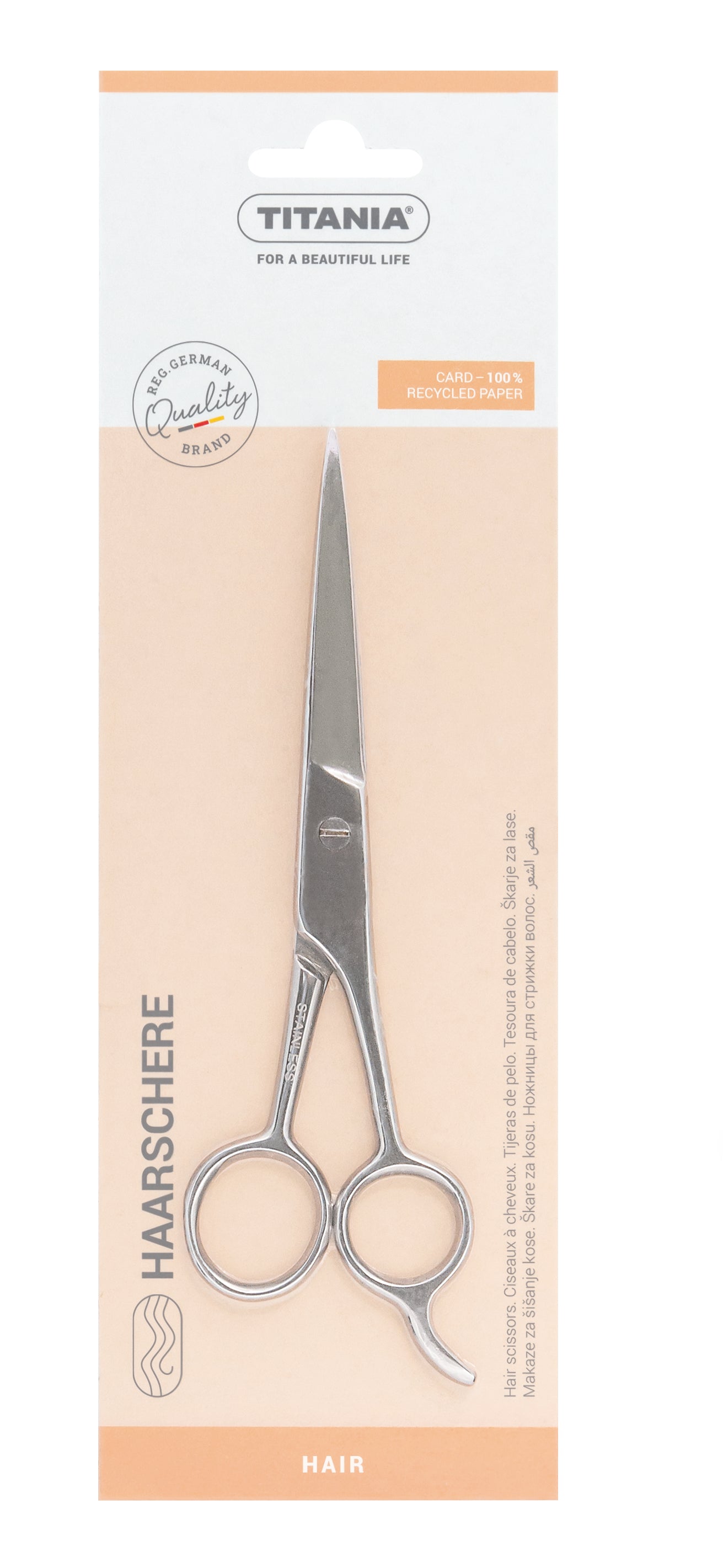 Titania Glitter Leather Scissors 1050/HPI