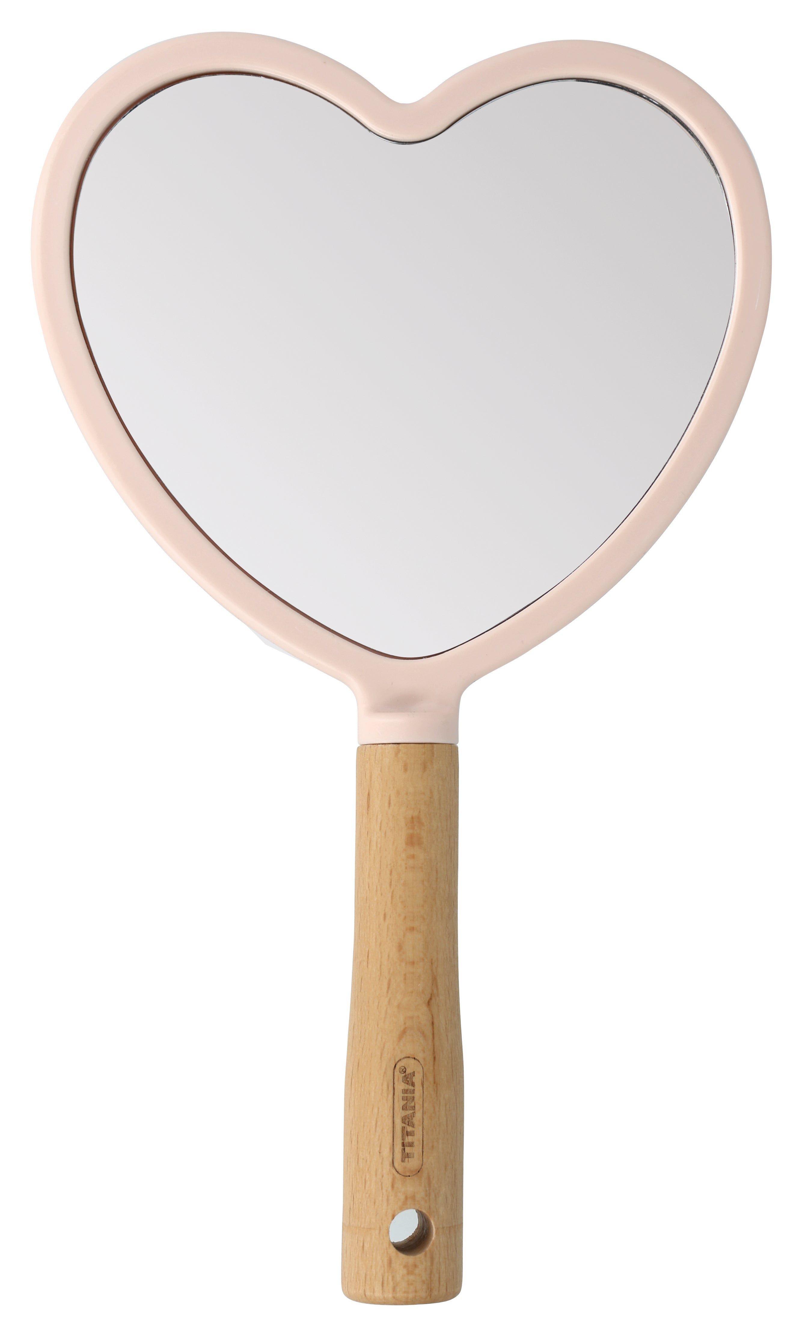 Titania Heart-Shaped Mirror with Handle - 1531/STYLE