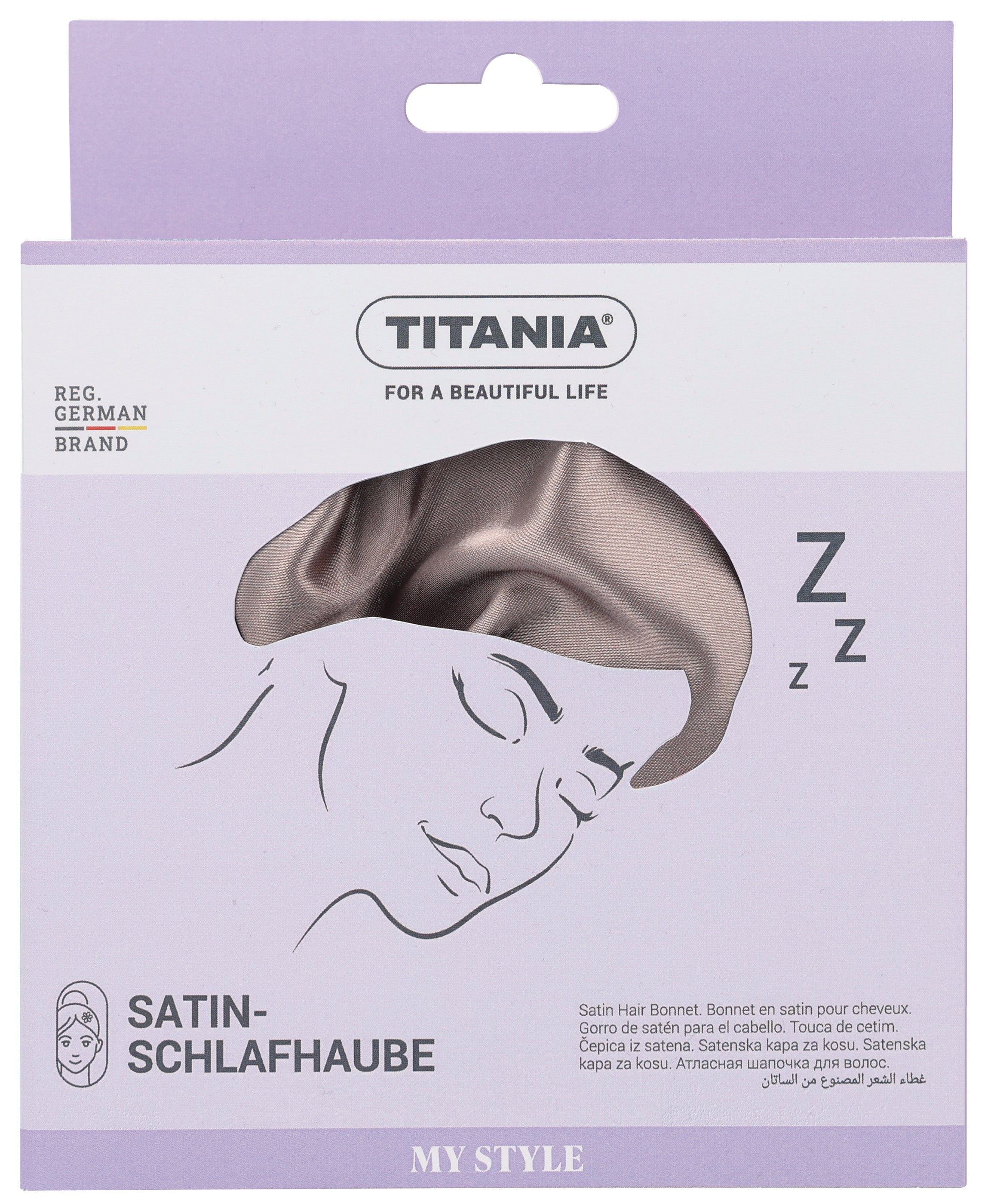 Titania Satin Hair Bonnet - 2802