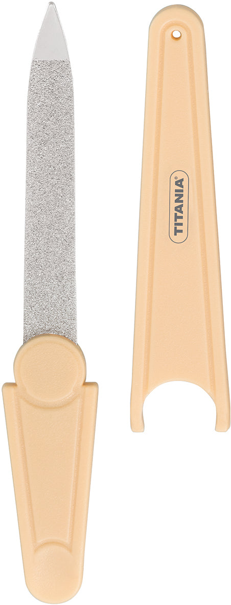 Titania Stainless Steel File with Case - 1048 B