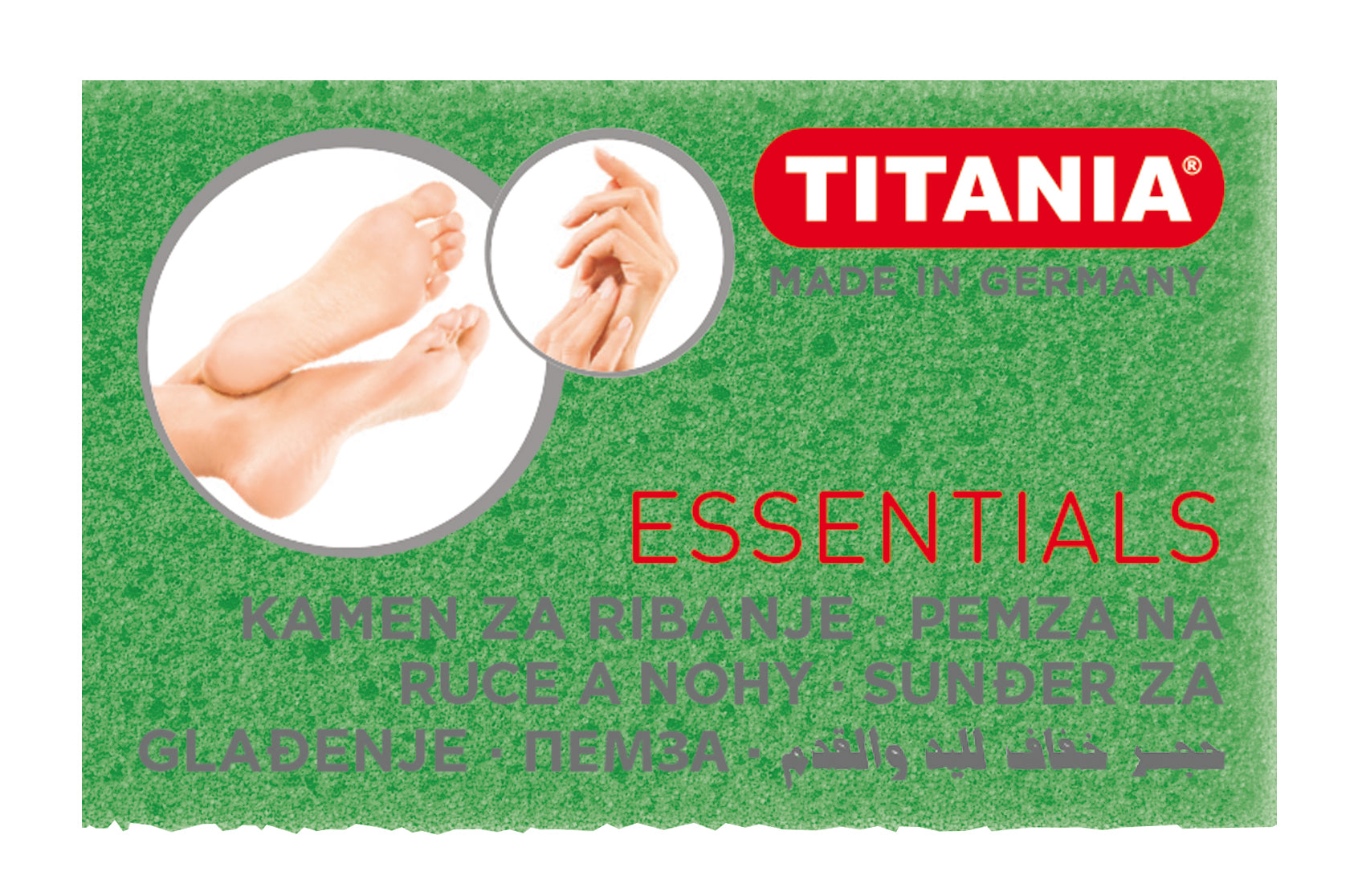 Titania Essentials Light Blue Pumice Sponge