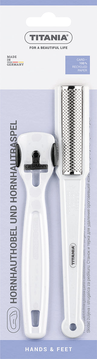 Titania Callus Scraper + Grater Set - 3045SE