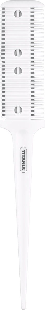 Titania Essentials White Double Sided Hair Comb