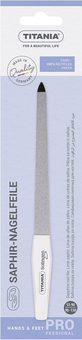 Titania Essentials Solingen Sapphire Nail File - 1040 - 1 piece