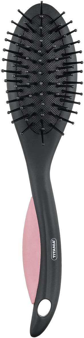 Titania Oval Matte Black Brush - 1339
