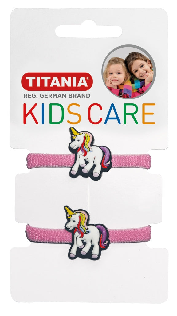 Titania Elastic hair clip Titania Unicorn 2 pcs