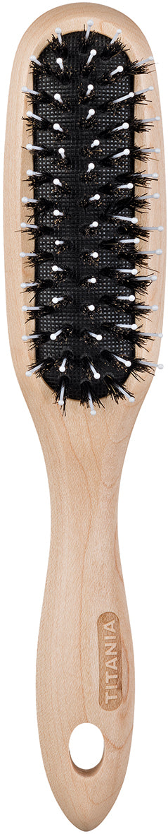 Titania Hair Care Wooden Rectangular Hair Straightening Brush 2863