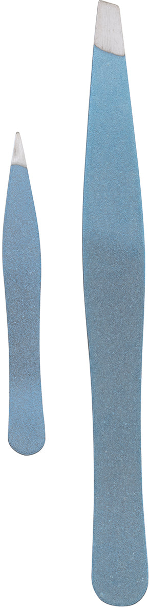 Titania 2-Ply Blue Satin Tweezers-1072/BL