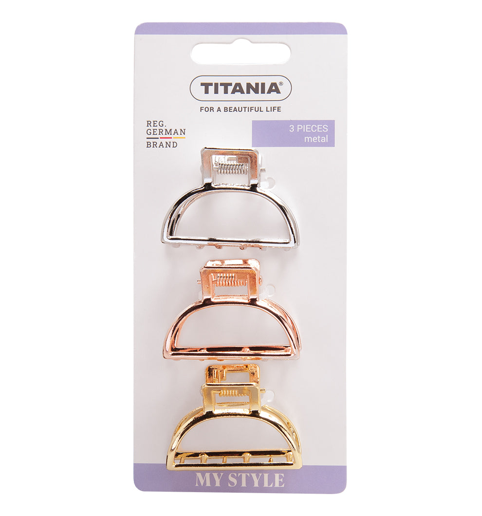 Titania Clips Metal 3-piece-8221