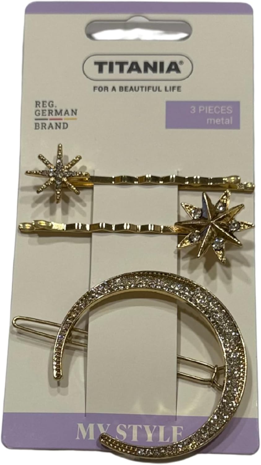 Titania Gold Metal Side Clips (3pcs)