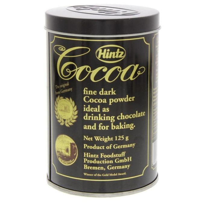 Hintz Raw Cocoa Powder 125g Tin