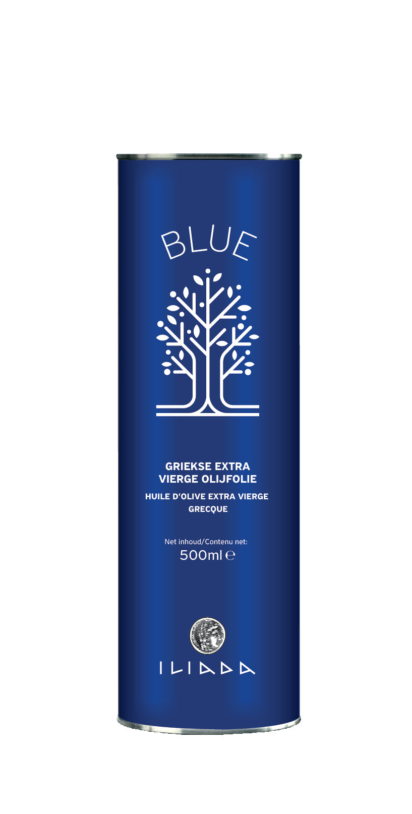 Iliada Blue Olive Oil 500ml Tin