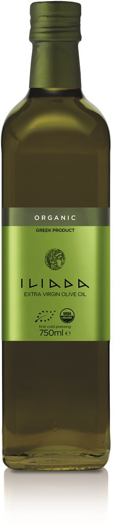 IlIada organic olive oil 750ml glass