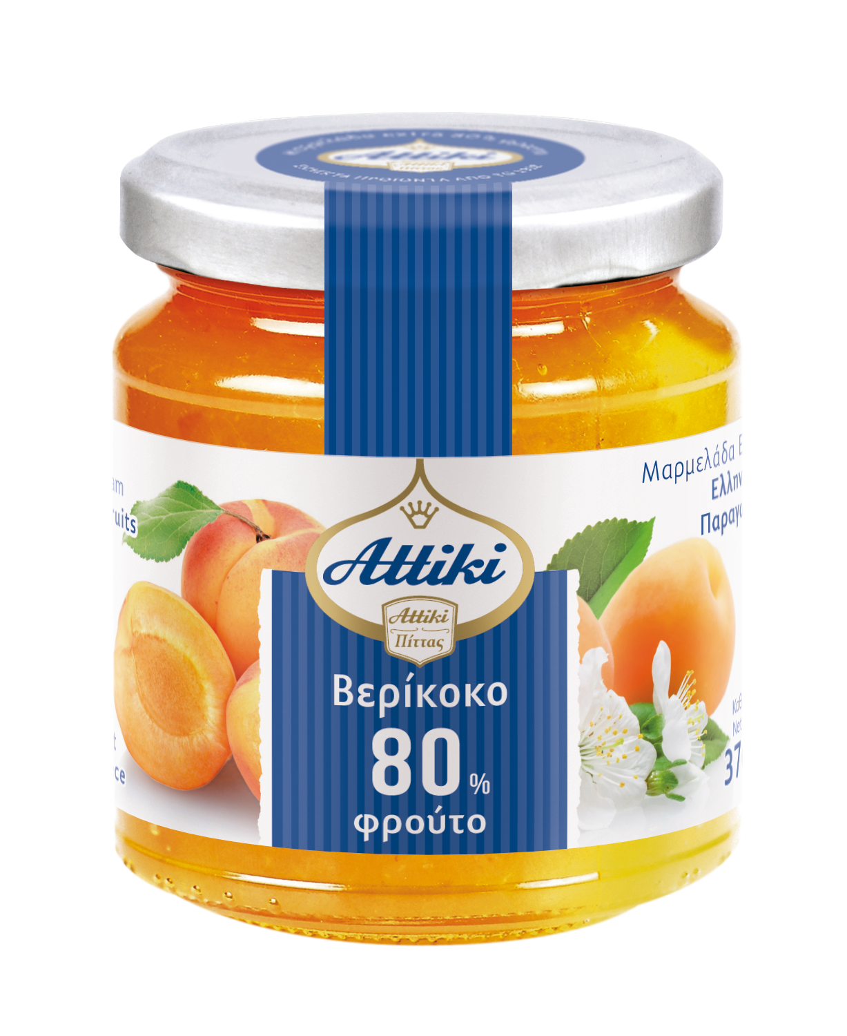 Attiki Apricot Jam Extra 370g
