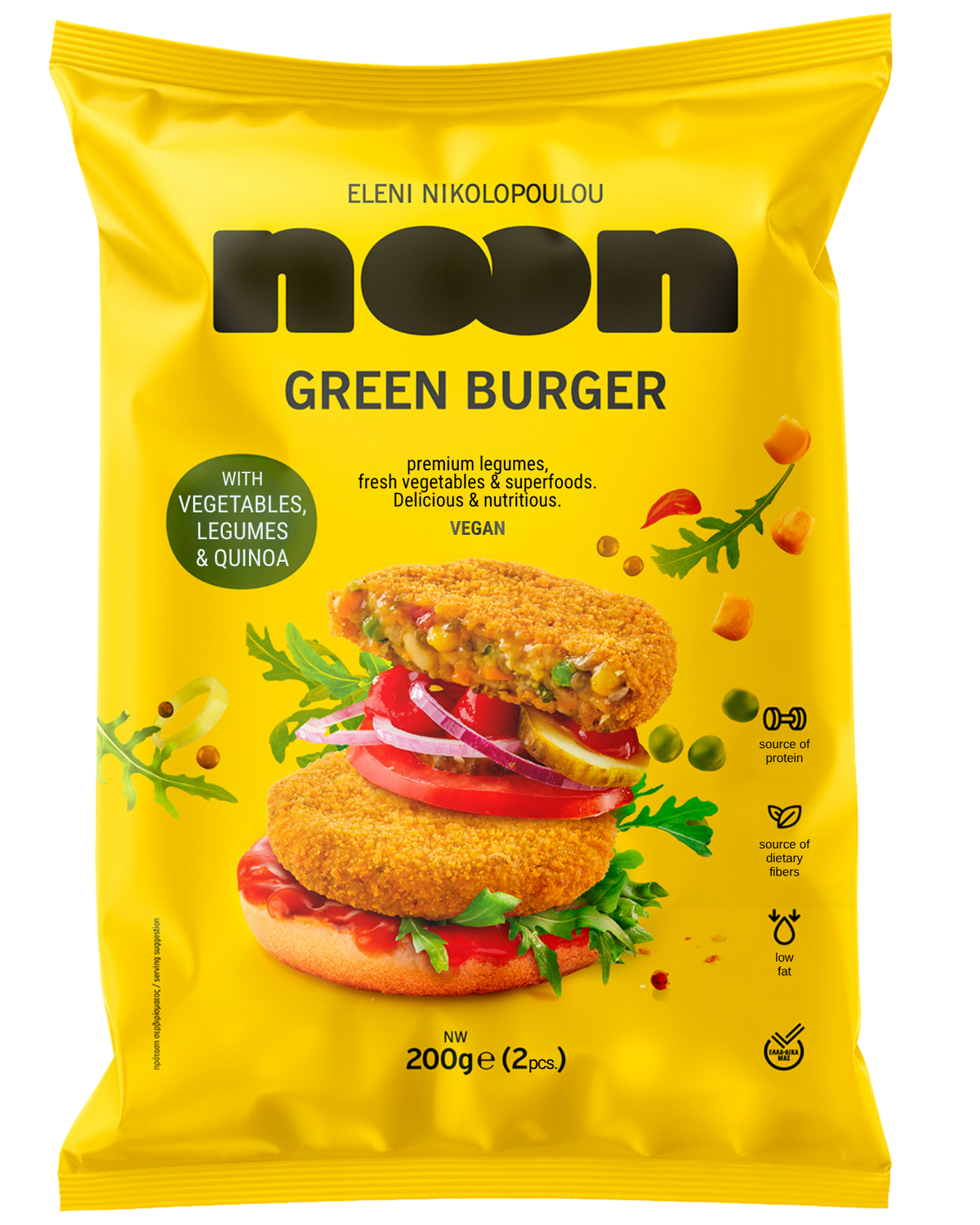 Noon Green Burger 200Gr