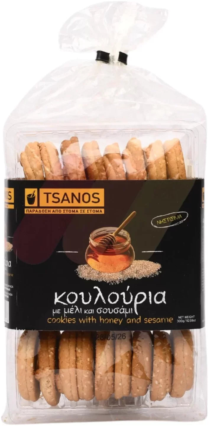Tsanos Honey & Sesame Cookies 300g