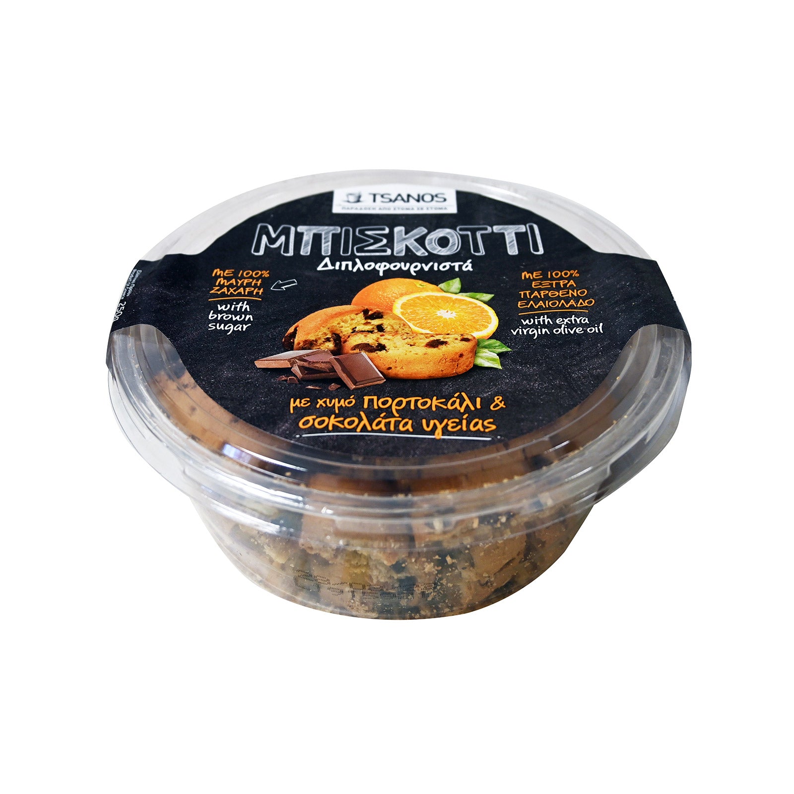 Tsanos Biscuit Orange & Dark Chocolate 250g