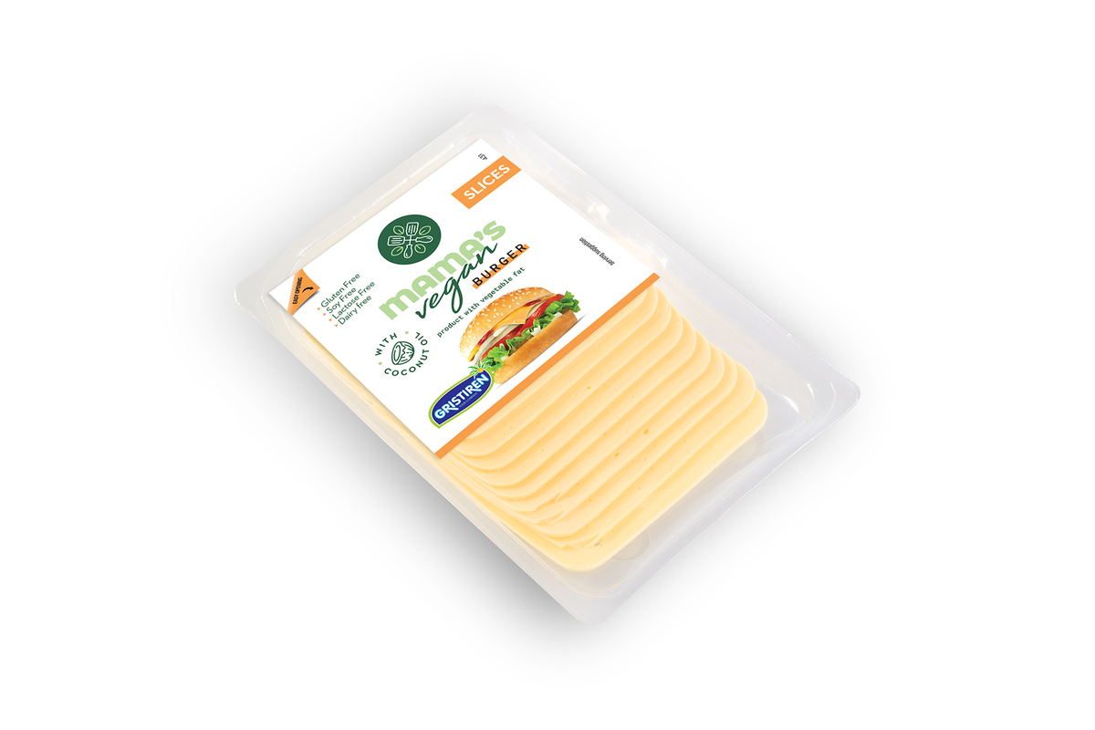 Mama s Plant-Based Burger Cheese Slices 200g