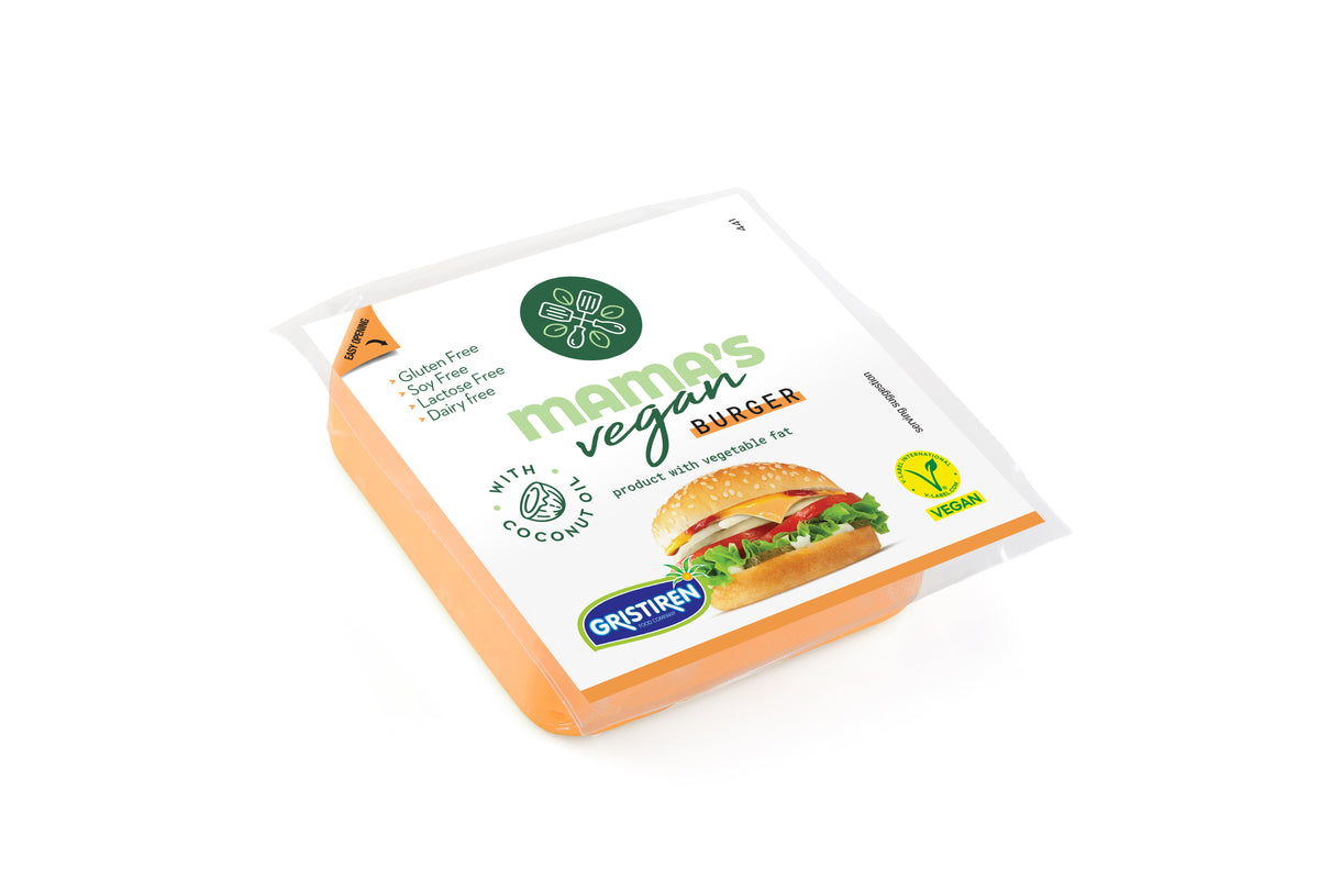 Mama s Plant-Based Burger Cheese Block 200g