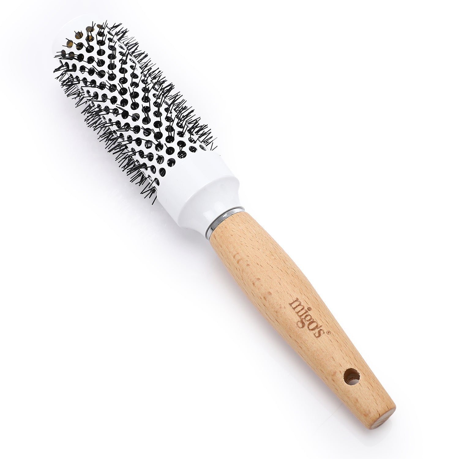 Titany Hair Brush Black Silver