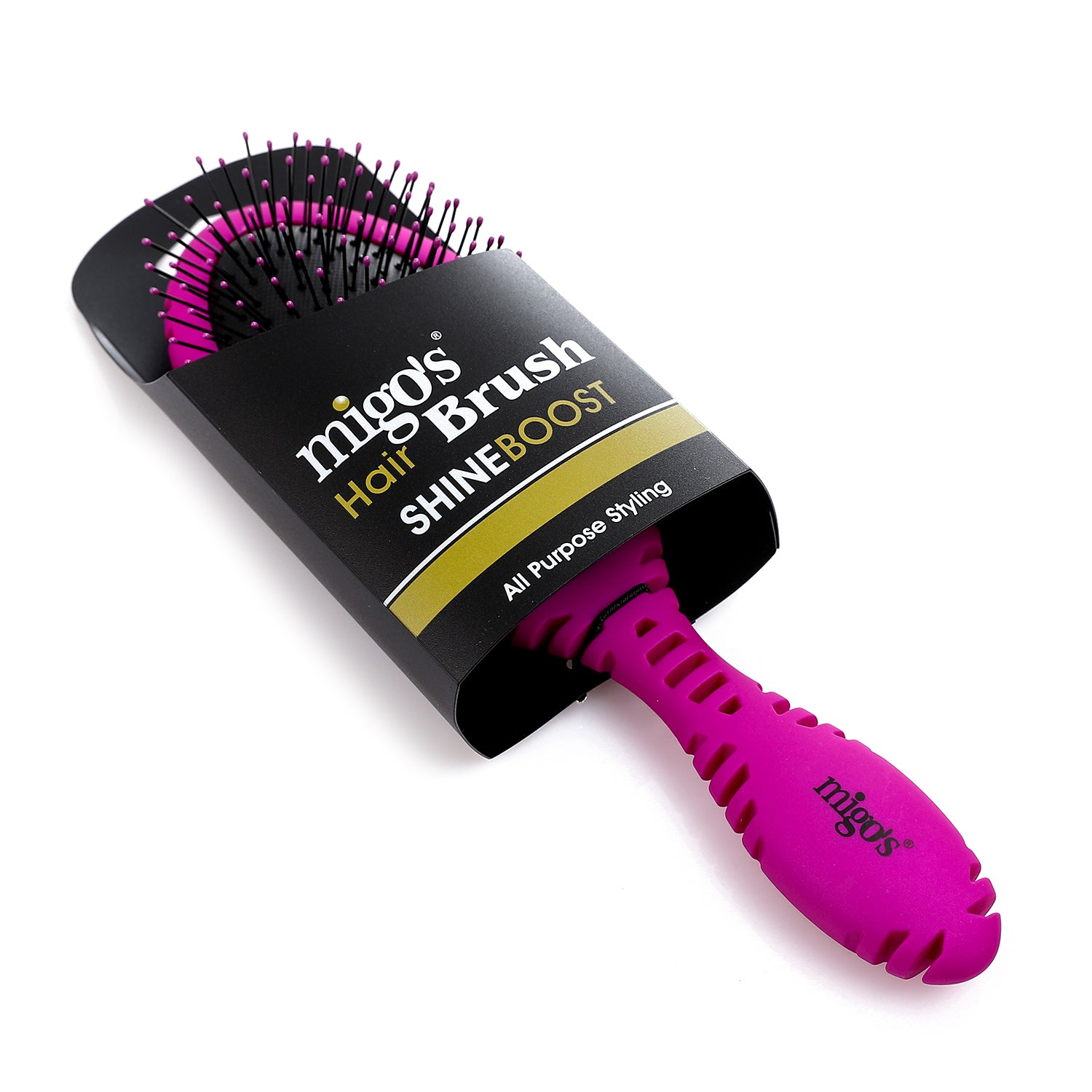 Migo's large hair brush with color