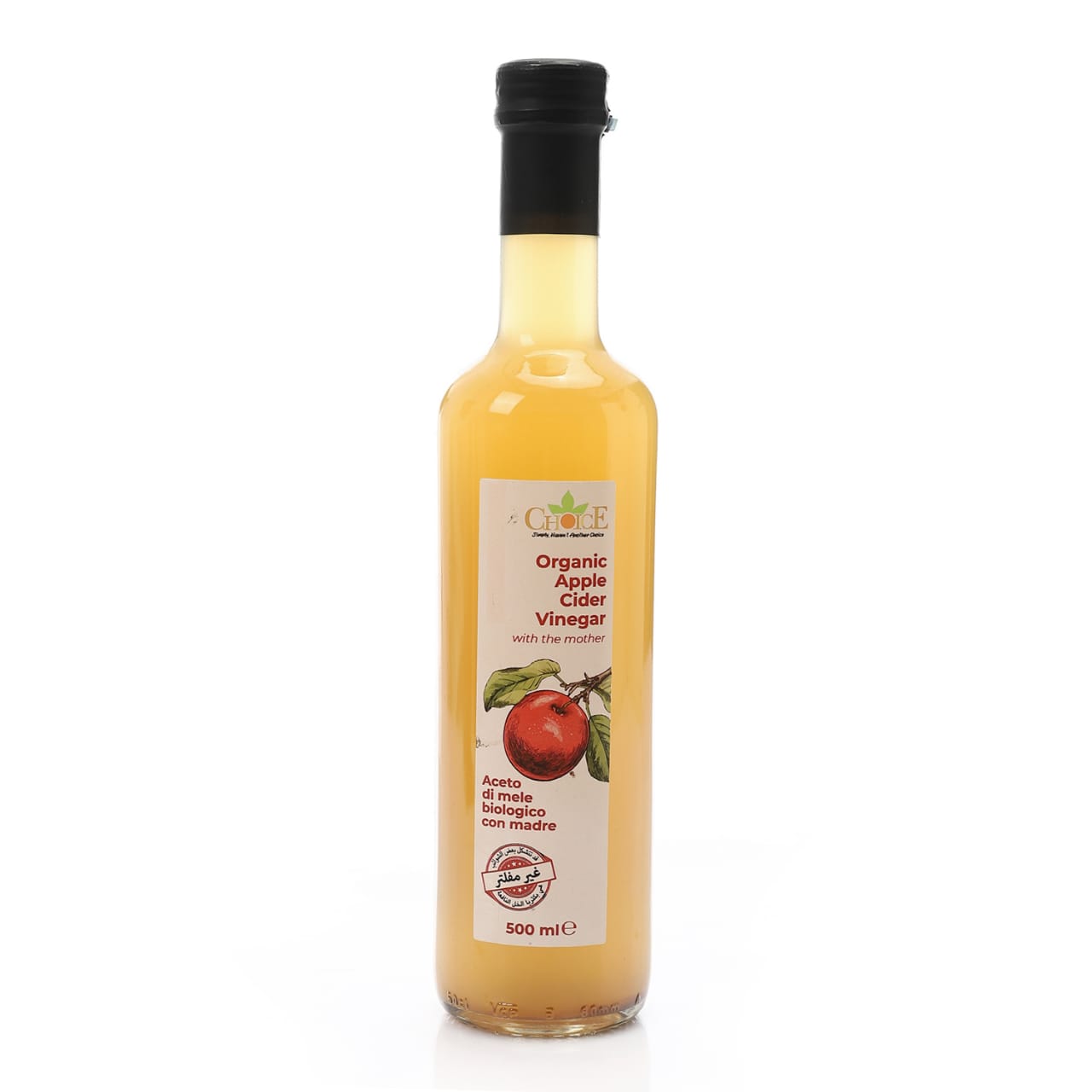 Choice Organic Italian Apple Cider Vinegar 500ml