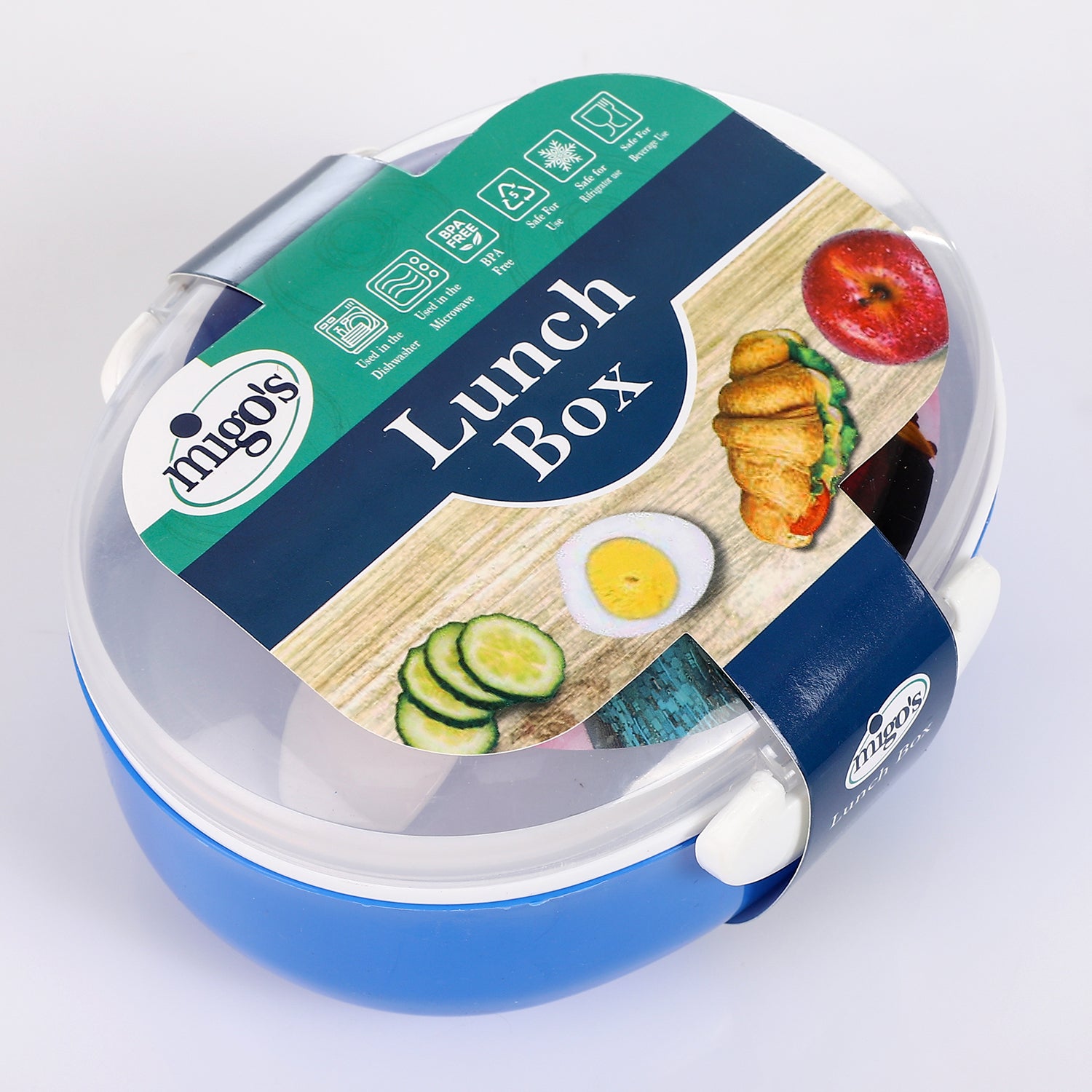 Migo's Lunch Box Oval With A Plate