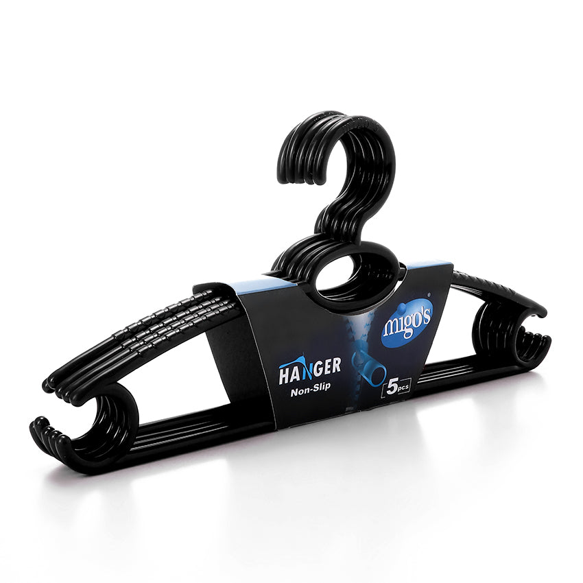Migo's Red Anti-Slip Hangers 5 Per Pack