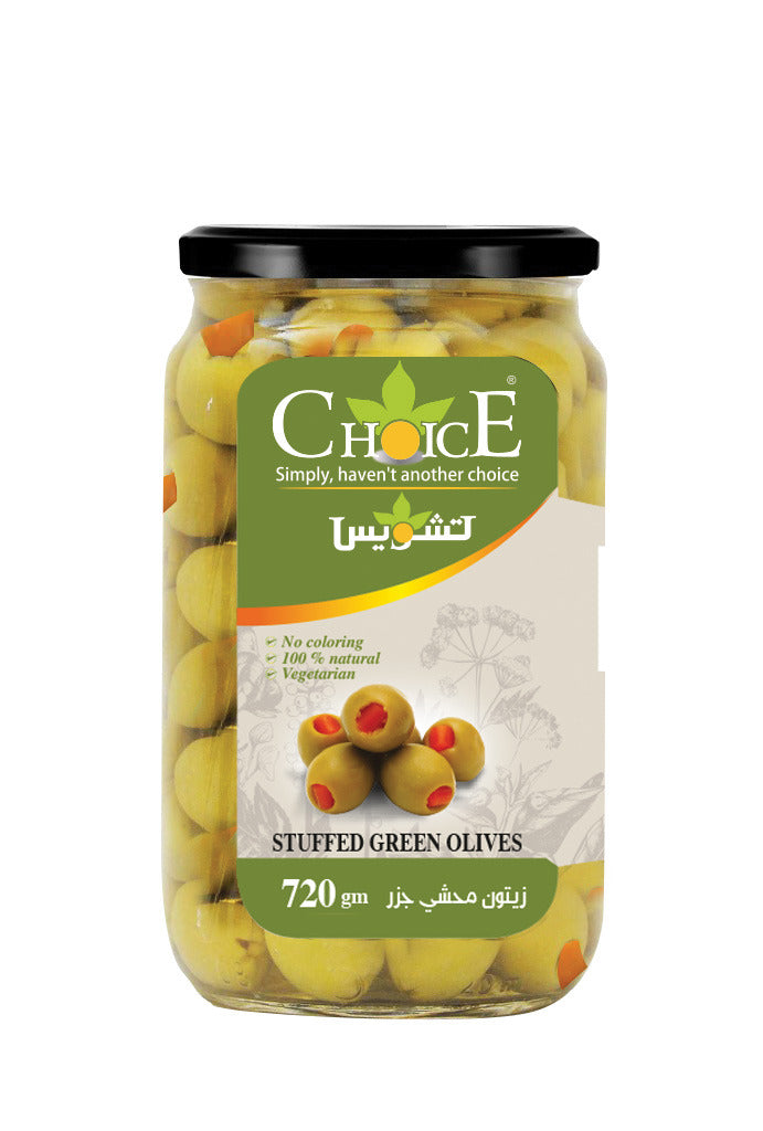 Choice Stuffed Olives with Carrots 720g