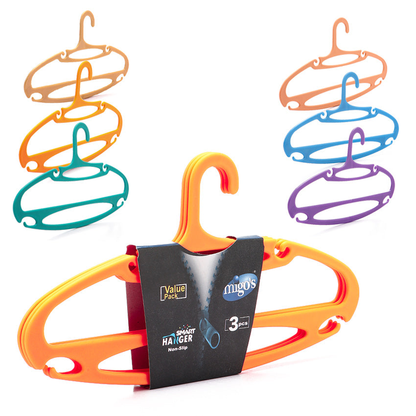 Migo's Purple Non-Slip Cloth Hangers