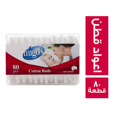 Migo's Baby Cotton 80 Sticks