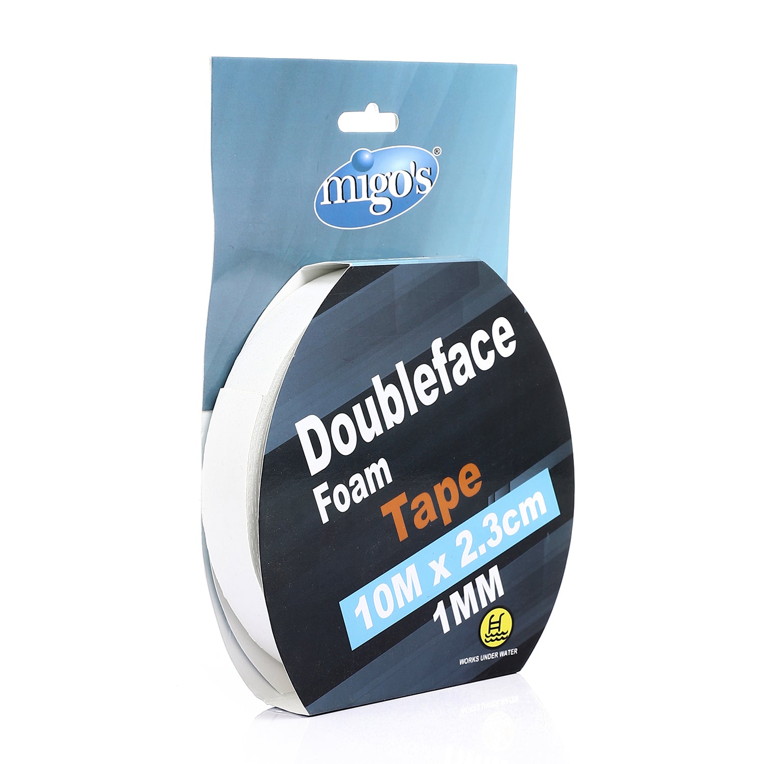 Migo's Double Face Foam, 1Mm, 10M X 2.3Cm