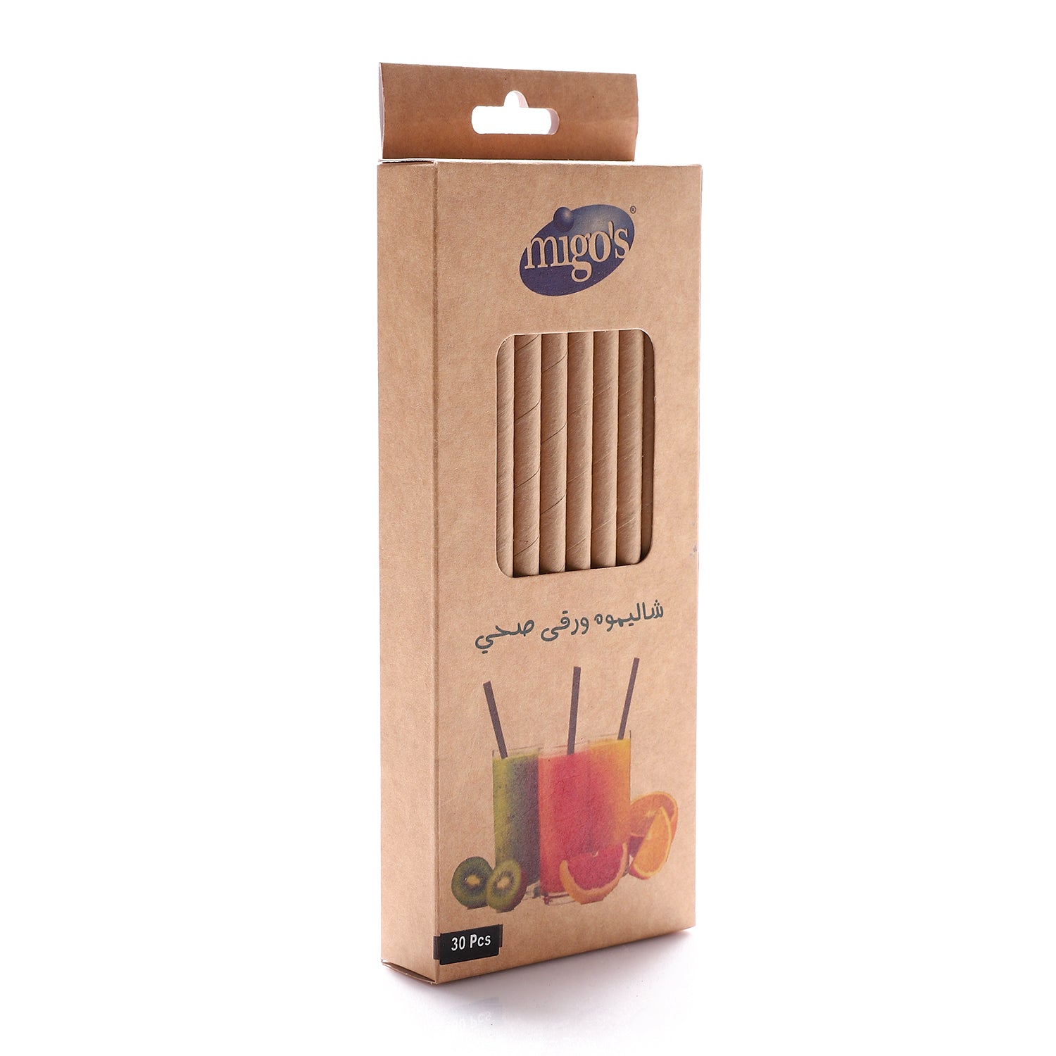 Migo's straw kraft paper box 8 ml