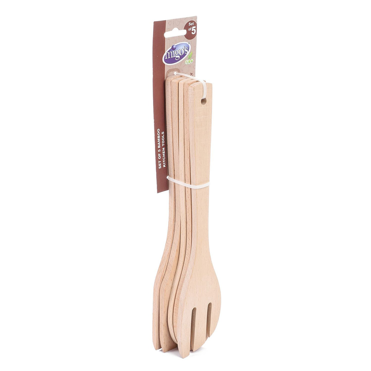 Migo's Set of 5 Wooden Spoons