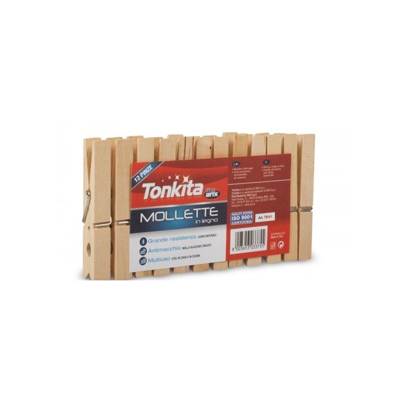 Tonkita Wooden clothes pegs