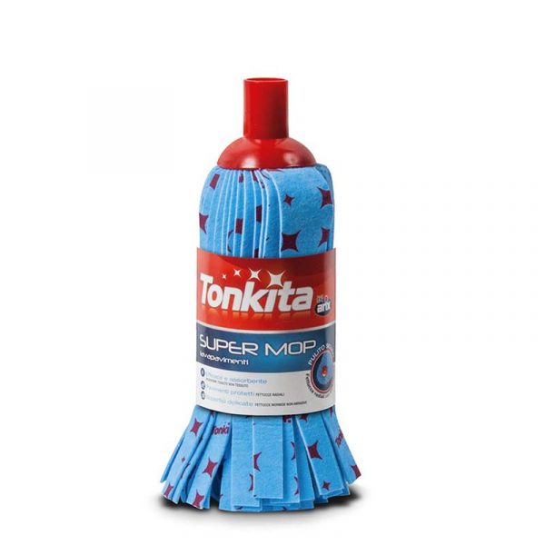 Tonkita Super Mop nonwoven microfibre mop