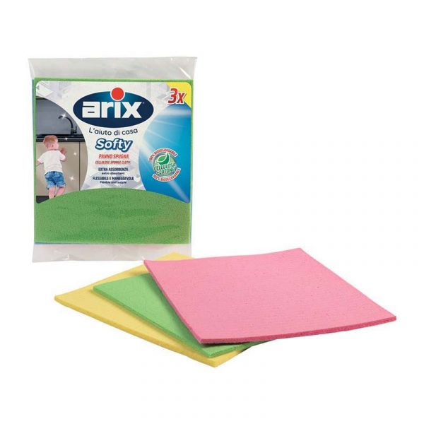 Arix Sponge Cloth 3 Per Pack