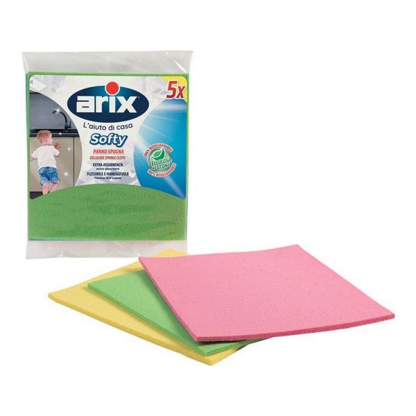 Arix Sponge Cloth 5 Per Pack