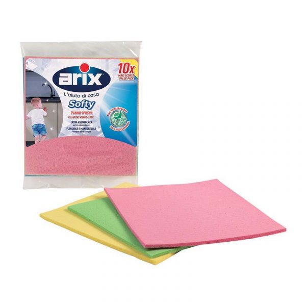 Arix Sponge Cloth 10 Per Pack