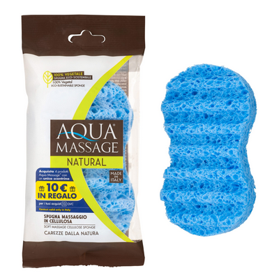 Aqua Massage Natural Soft massage cellulose sponge