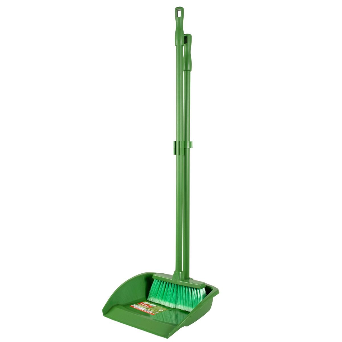 Tonkita We Like Green Foldable long handled eco dustpan with brush