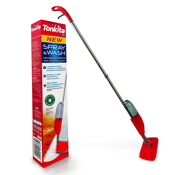 Tonkita Spray & Wash Floor Cleaning System