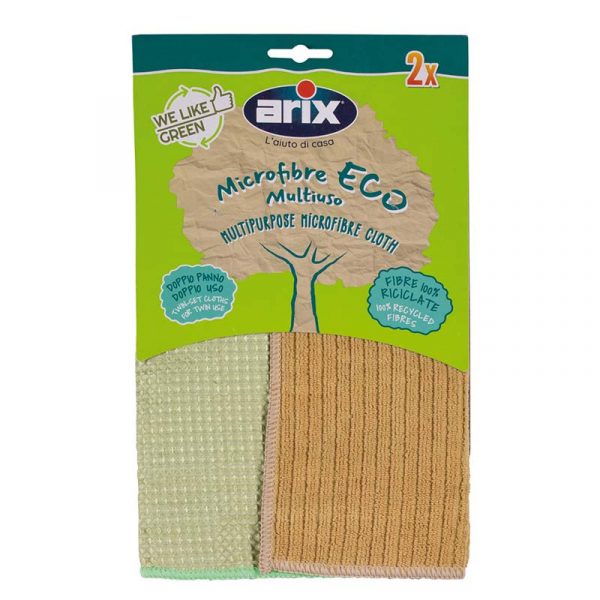 Arix We Like Green Microfibre Floor Cloth 2pcs