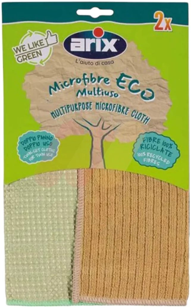 Arix We Like Green Microfibre Floor Cloth 2pcs
