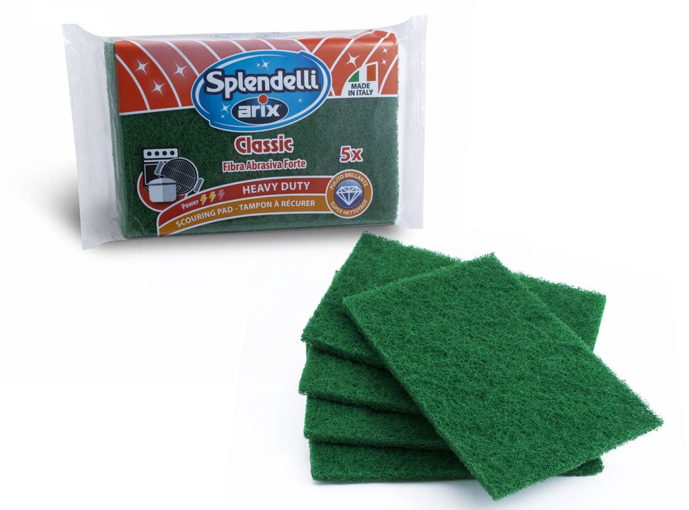 Arix 5 Green Scouring Pads - 12272