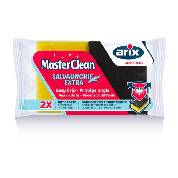 Masterclean Easy-grip, heavy duty sponge scourer
