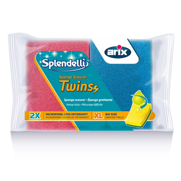 Arix Splendelli Twins Sponge Scourer XL 2 pcs