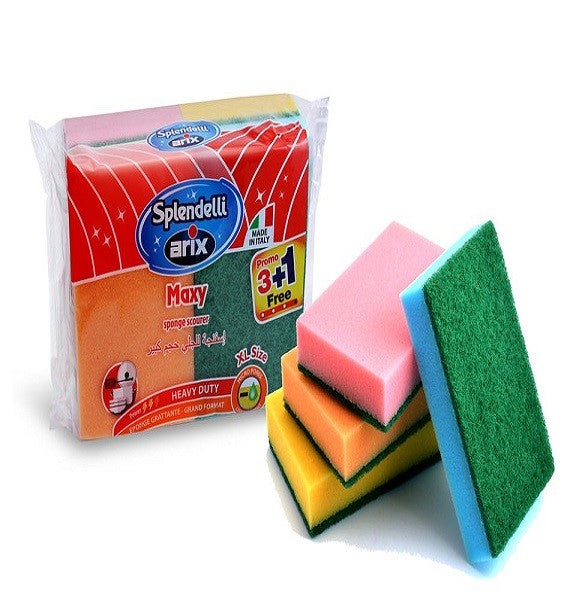 Splendelli Maxy Sponge Scourer 4 pcs