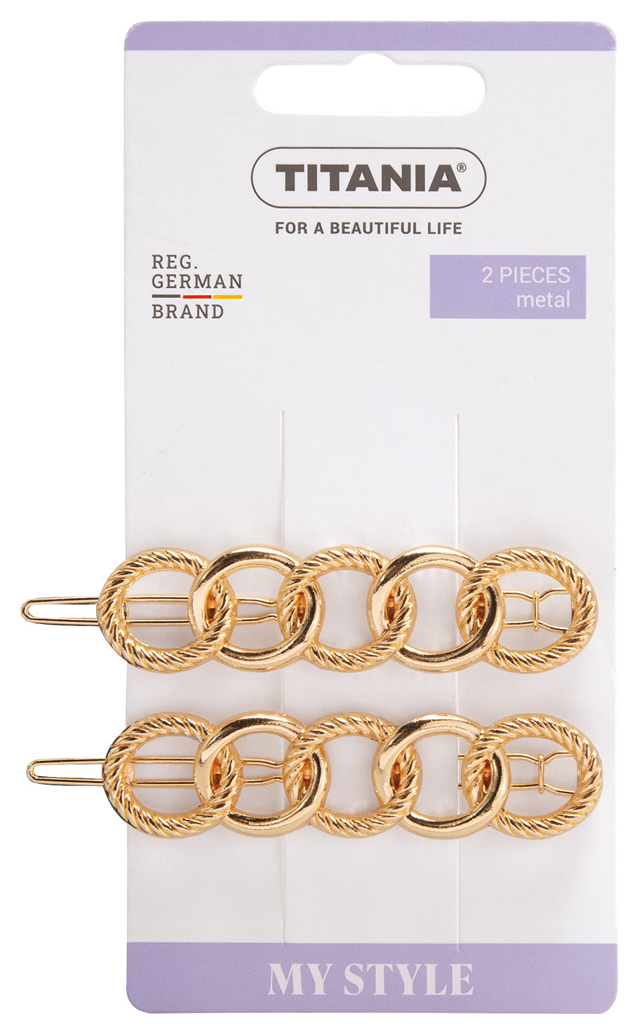 Titania Side Clips Metal 2-piece-8216